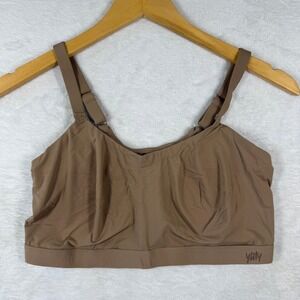 Yitty Brown Seamless Adjustable Strap Bralette Bra XXL/1X BB2355592-3437-50760‎